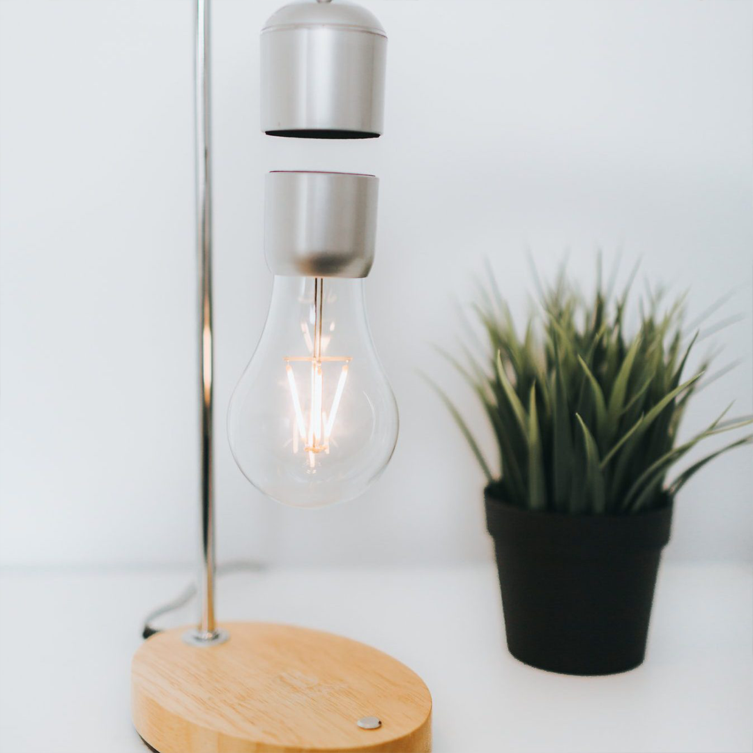 Levitating Light Bulb