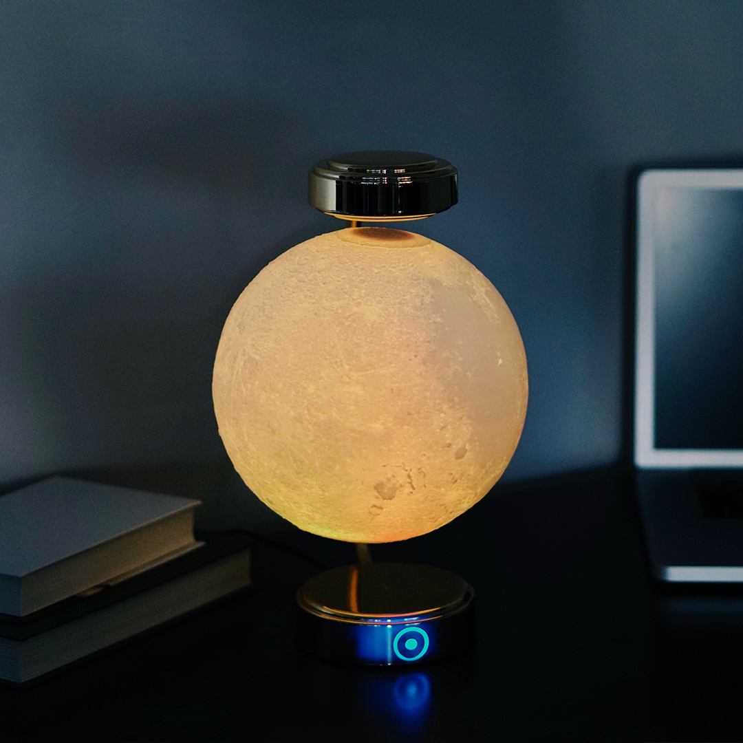 Levitating Moon Lamp 8"