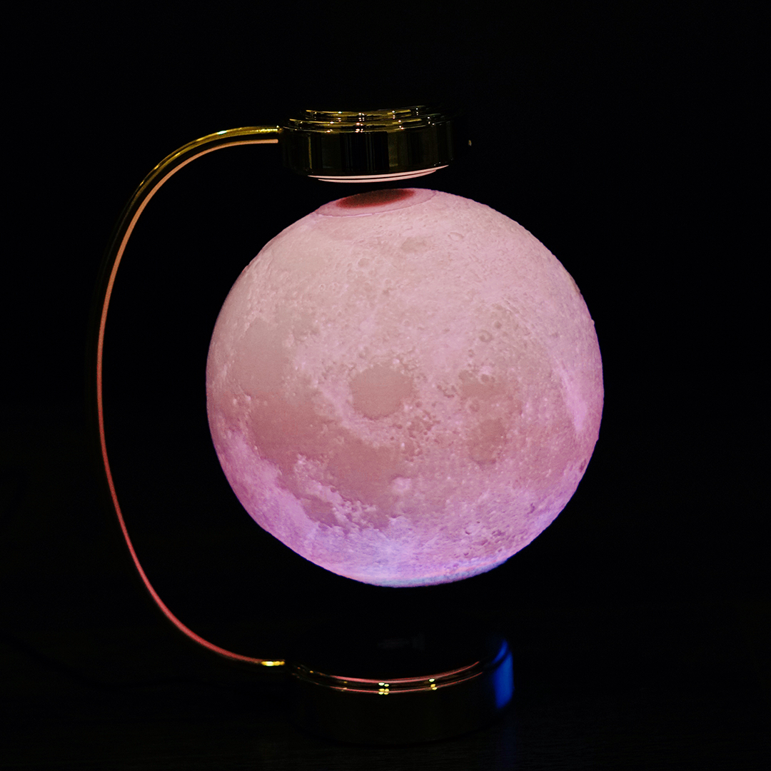 Levitating Moon Lamp 8"